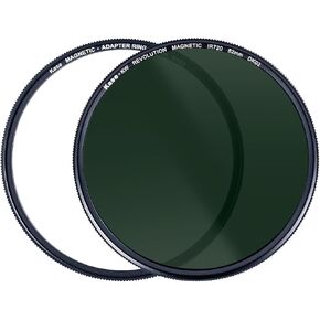 Kase Revolution Infrared IR720 Magnetic Shockproof Tempered Optical Glass Filter Incl Adapter 720hb 720nm No Camera Conversion Required (77mm)