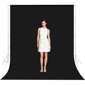 Photo Backdrop 10FTX13FT, TOWOND White Backdrop for Photoshoot Background Photography Backdrop Curtain for Wedding Video Meeting Birthday Party