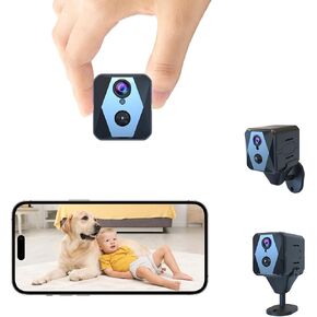 Hidden Camera, 4K QHD Spy Camera, WiFi Mini Camera, Small Camera, 100 Days Standby Time, Real-time Record, AI Motion Detection Camera, Cloud & SD Storage, Auto Night Vision Cameras for Home Security
