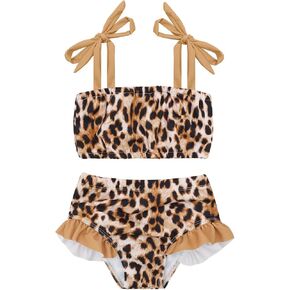 babygoal Baby Toddler Girl 2-Piece Swimsuit, Summer Beach Swimwear Bathing Suit 12M-5T in Kuwait