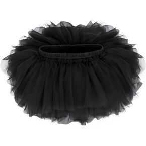 Toddler Baby Girls Soft Tutu Skirt Skort with Diaper Cover for Baby Infant Kids Princess Tutu Skirt 0-4 T