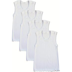 Girls' Cotton Camisole Tank Top Undershirt (Multipack)