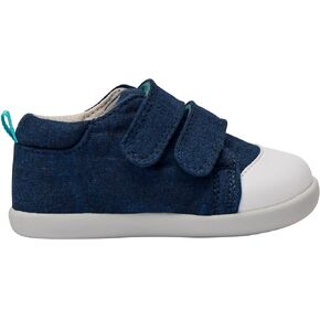 Ten Little First Walker Baby Shoes & Toddler Shoes for Boys & Girls - Lightweight, Breathable Cotton Baby Walking Shoes - Non-Slip, Wide-Feet Walking Shoes for Babies