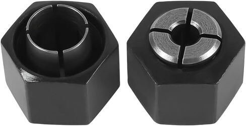2610906283 1/4 "2610906284 1/2" Router Collet Kit متوافق مع 1613 1617 1618 1619 أجهزة التوجيه سلسلة من سلسلة 326286-04 19691 323-293 RC025DW 326286-03 19693 325-199 323-421 RC050DW in Kuwait