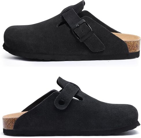 Asgard Women's Glogs Leather Bughs Arch Arch Support Potato With With Comfort Cork Poot - أقدام عريضة من فضلك in Saudi Arabia