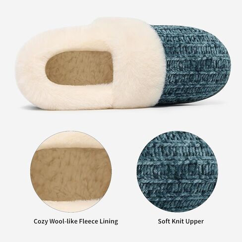 نتلات رغوة الذاكرة الغامضة للسيدات من Evshine ، نتلات غرفة نوم متماسكة مغلقة ، أحذية منزلية دافئة للانزلاق للراحة الداخلية والخارجية in Kuwait