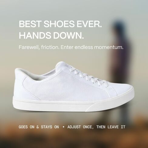 Kizik Irvine Slip On Sneakers: Low-Profile Stretch Canvas, Rubber Soles, Casual Shoes for Women & Men, Hands Free Convenience, Wide Toe Box Options in Saudi Arabia