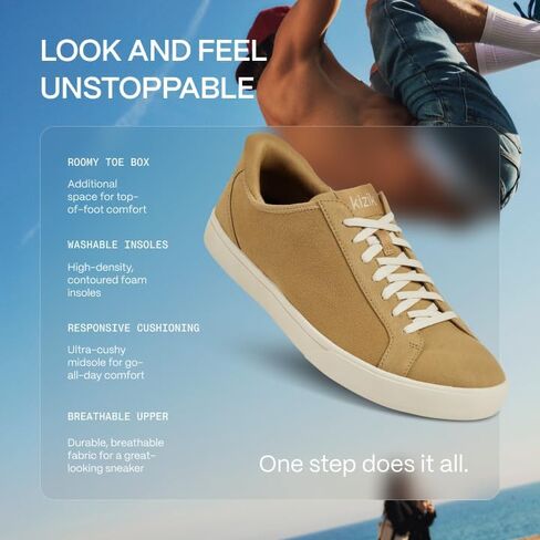 Kizik Irvine Slip On Sneakers: Low-Profile Stretch Canvas, Rubber Soles, Casual Shoes for Women & Men, Hands Free Convenience, Wide Toe Box Options in Saudi Arabia