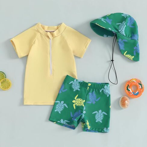 Duanyozu Baby Boys Swimsuit Long Sleeve Rash Guard ملابس السباحة الصغيرة in Saudi Arabia