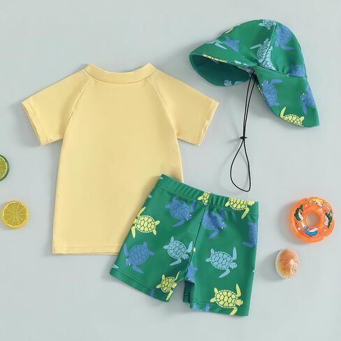 Duanyozu Baby Boys Swimsuit Long Sleeve Rash Guard ملابس السباحة الصغيرة in Saudi Arabia