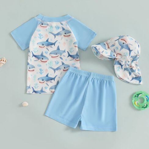 Duanyozu Baby Boys Swimsuit Long Sleeve Rash Guard ملابس السباحة الصغيرة in Saudi Arabia