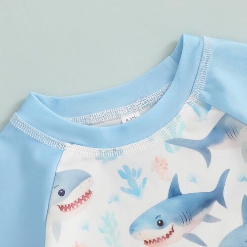 Duanyozu Baby Boys Swimsuit Long Sleeve Rash Guard ملابس السباحة الصغيرة in Saudi Arabia