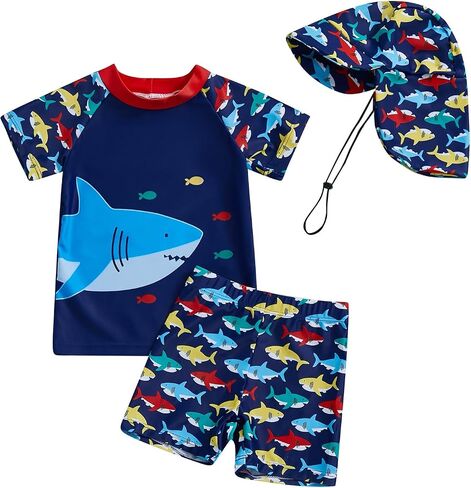 Duanyozu Baby Boys Swimsuit Long Sleeve Rash Guard ملابس السباحة الصغيرة in Saudi Arabia