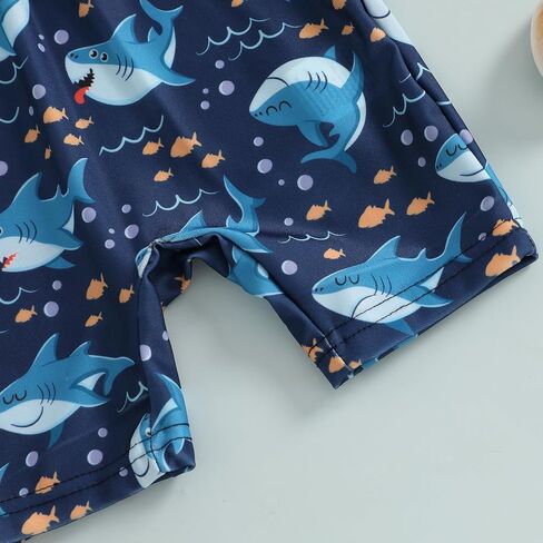 Hnyenmcko Baby/Toddler Boy Rash Guard Swimsuit Long Sleeve One Piece Zipper Swimwear Sunsuit Infant Bathing Suit Beachwear in Saudi Arabia