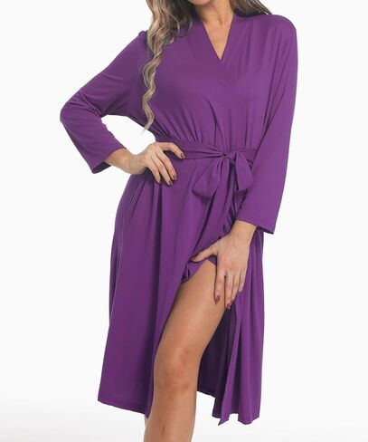 Maternity Robe with Matching Swaddle Set, Mommy Me Set Soft Women Maternity Sleepwear Bathroom Long Sleeves Robe in Saudi Arabia