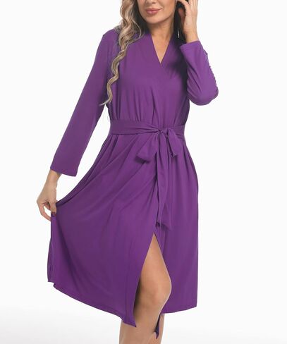 Maternity Robe with Matching Swaddle Set, Mommy Me Set Soft Women Maternity Sleepwear Bathroom Long Sleeves Robe in Saudi Arabia