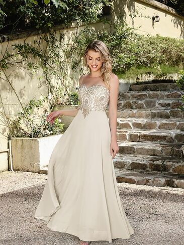 Babyonline Women's 2025 Summer Maxi Dress - Sleeveless Elegant Round Neck High Waist Flowy Wedding Guest Formal Long Dresses in Saudi Arabia