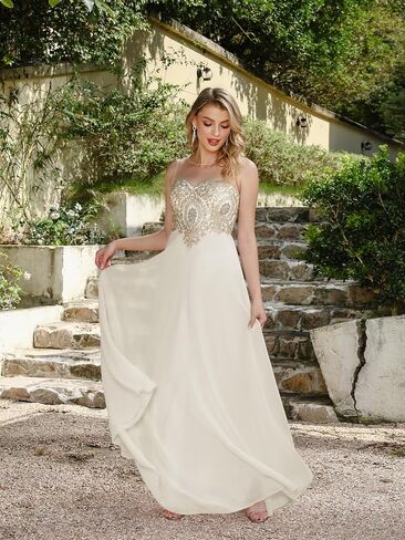 Babyonline Women's 2025 Summer Maxi Dress - Sleeveless Elegant Round Neck High Waist Flowy Wedding Guest Formal Long Dresses in Saudi Arabia