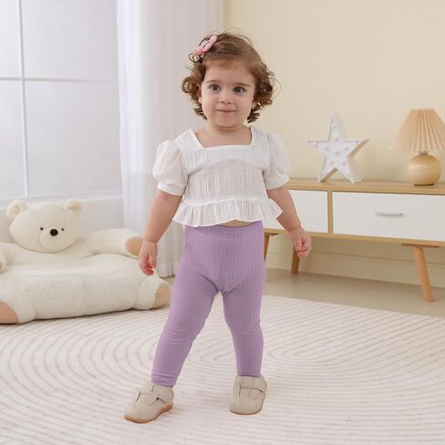 DREAM BUS Baby Girl Boy Pants Toddler Leggings Solid Ribbed Toddler Sweatpants Infant Newborn Leggings Baby Boy Jogger Pants in Saudi Arabia