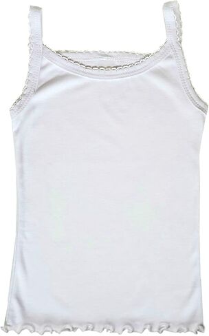 Girls' Cotton Camisole Tank Top Undershirt (Multipack) in Saudi Arabia