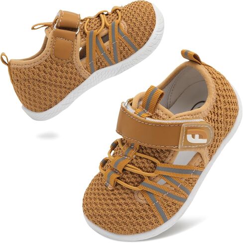 JOINFREE Toddler Shoes Baby Boys Girls Barefoot Shoes Kids Breathable Sneakers First Walking Shoes Sport Tennis Shoes in Kuwait