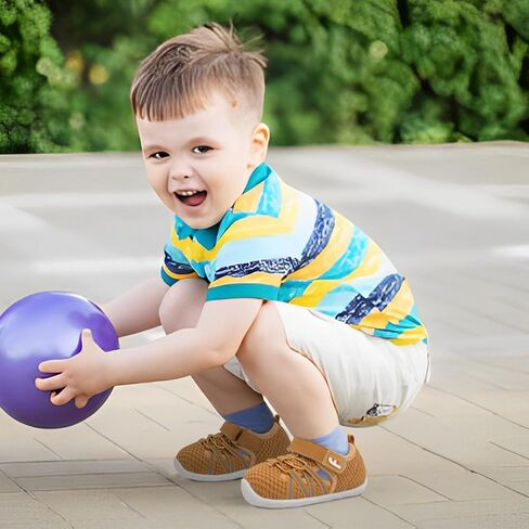 JOINFREE Toddler Shoes Baby Boys Girls Barefoot Shoes Kids Breathable Sneakers First Walking Shoes Sport Tennis Shoes in Kuwait