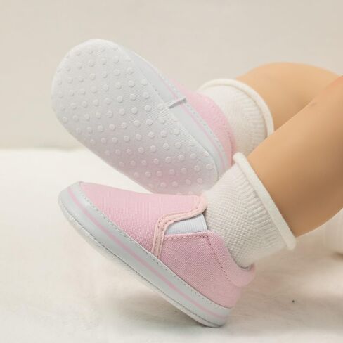 Sekantrol Baby Girls Boys Shoes ، طفل صغير رضيع ناعم ناعم غير زلة مسطحة كسول لطيف ، in Saudi Arabia