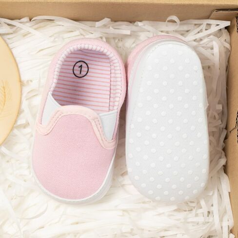 Sekantrol Baby Girls Boys Shoes ، طفل صغير رضيع ناعم ناعم غير زلة مسطحة كسول لطيف ، in Saudi Arabia