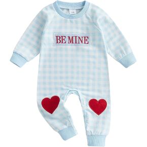 Valentine's Day Baby Boy Outfits Nebworn Love Heart Romper Jumpsuits My First Valentine's Day Baby Boy Outfits