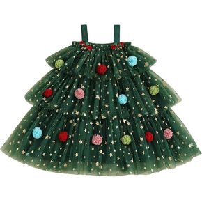 Eadrioss Toddler Baby Girl Valentines Outfits Sleeveless Valentines Dress Star Heart Red Pink Dresses Kids Valentines Clothes