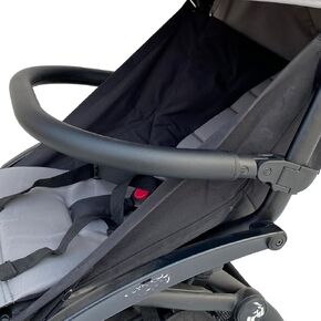 Baby Stroller Accessories Bumper Bar, Armrest, Handle, Crossbar Compatible with Babyzen YOYO 2 and YOYO+, PU Leather Surface