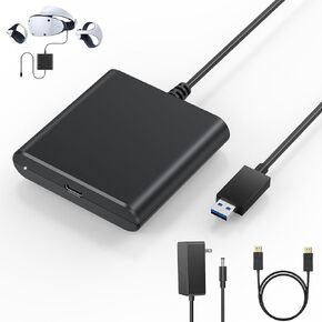 PSVR2 PC Adapter& Accessories Kit PSVR2 PC Adapter,Power Adapter&DP Cable - Expand Your PS VR2 Game Library with Enhanced Compatibility
