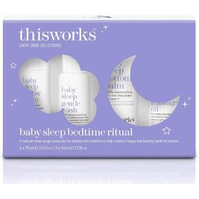 thisworks Baby Sleep Bedtime Ritual Gift Set, A Natural Sleep Range for Babies and Children, 1 Set