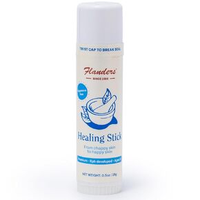 Flanders Healing Balm Stick - آمن لجميع الأعمار ، والبشرة والشفاه المهيجة ، والمرح الحلمة ، والطفح الجلدي ، والبشرة الخام ، والخدين المحرقة بالرياح ، والخوف ، غير معقولة (0.5 أوقية)