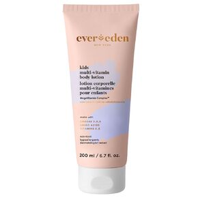 Evereden Kids Multi-Vitamin Body Lotion (6.8 fl.oz., Cool Peach): Gentle & Non-Toxic Moisturizing Kids Lotion | Nourishing & Protective Lotion for Kids