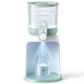 Momcozy Dual Lights Baby Bottle Warmer for Night Feedings, Instant Bottle Warmer for Making Formula, 57 Oz Larger Capicity, Formula Dispenser with 6 Temp Options, Breastfeeding Essentials