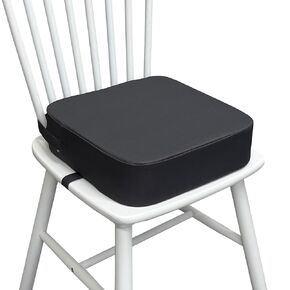Booster Seat for Kitchen Chair,Non-Slip Bottom Easy to Clean and Portability,Toddler Booster Seat for Dining Table - Dark Grey