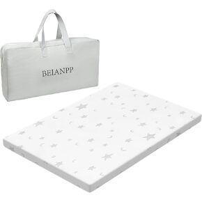 Pack and Play Mattress Pad 38"x26"x1.5", Soft Breathable Waterproof Cover, Baby Pack N Play Mattresses Topper