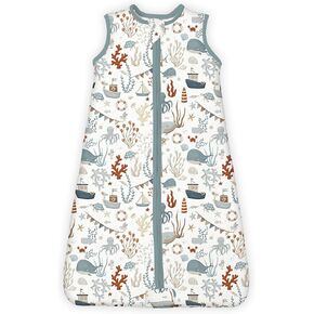 1.0 TOG Sleep Sack 6-12-15 Months, Winter Sleep Sack with Sleeveless, Cozy Premium Baby Wearable Blanket with 2-way Safe Zipper All Season Sleeping Bags, 1-pack