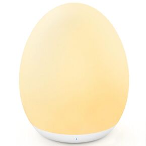 MediAcous Night Light for Kids, Baby Night Light with 7 Colors & Stepless Dimming, Rechargeable Toddler Night Light, Portable Touch Night Lamp for Kids, Christmas Pattern Design for Ideal Xmas Gifts
