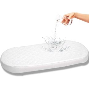 Custom Fit Baby Bassinet Mattress Pad, Fits Bugaboo Fox 5, Water Resistant