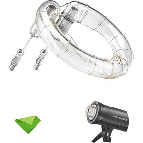 Godox SK400IIV Flash Tube, 400Ws Professional Flash Tube, Replacement Flash Bare Tube for Studio Flash Godox DE400 TC400 SK400 SK400II SK400III-V DP400 DP400II DP400III GS400 QS300 QS400 QS400II