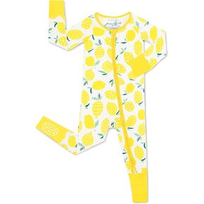 Bamboo Viscose Baby Footie Pajama, Zipper Pajamas for Baby Boys & Baby Girls 0-24M