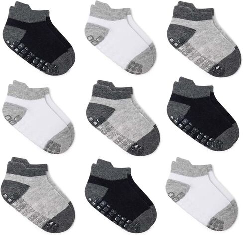 Baby Non Slip Ankle Socks with Grippers for 0 Months-7 Years Old Walking Socks in Saudi Arabia