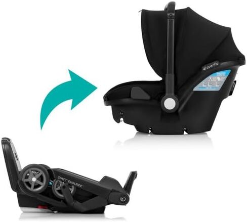 Shyft Dualride Infant Car Seat و Combo Combo (Beaufort Black) in Kuwait