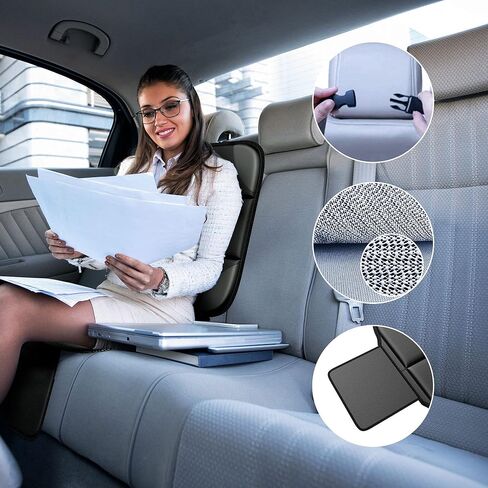 واقي مقعد السيارة MHO+All 2 Pack Auto لمقاعد الأطفال للأطفال - Carseat Sit Sit Savers Mat مع نسيج 600D مقاوم للماء وجيوب تخزين 2 ، اختبار التصادم المعتمد in Saudi Arabia