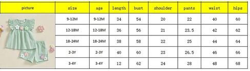 Amnnchya Toddler Baby Girl Outfits Floral Summer Clothes Infant Spring Waffle Short Sleeve Shirt Tops Cute Shorts Set in Saudi Arabia