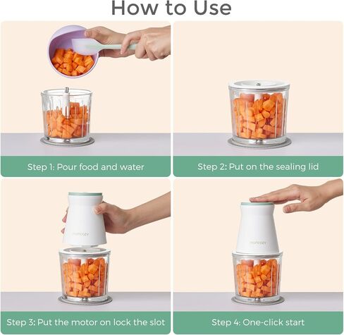 Momcozy 9-in-1 صانع أغذية الأطفال ومجموعة الخلاط ، و 7 ثوانٍ من الأطعمة الناعمة للطفل ، ومعالج طعام الأطفال 20 أوقية للحوم ، والخضروات ، والفواكه مع حاويات طعام الأطفال ، وعلاج فريزر الطعام ، وملاعق السيليكون in Kuwait