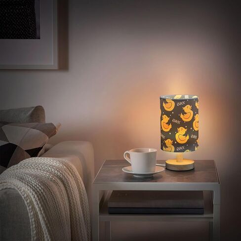 Cute Elephant Baby Play Nightstand Lamp with Wood Base Fabric Shade for Living Room Bedroom Kids Room Office in Saudi Arabia