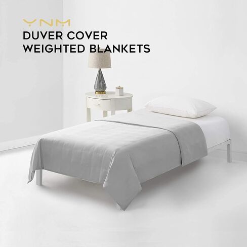 YnM Cotton Waffle Weave Duvet Cover for Weighted Blankets with 16 Strings (Coconut White, 60''x80'') in Saudi Arabia